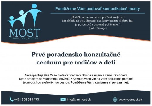 MOST- mama, oco, som tu