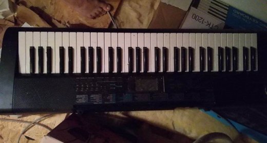 Elektronicke piano -CASIO