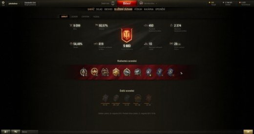 Účet World Of Tanks