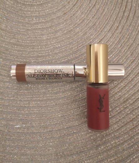 DIOR farba na obočie+YVES SAINT LAURENT rúž+DARČEK