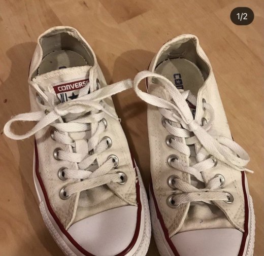 Converse biele
