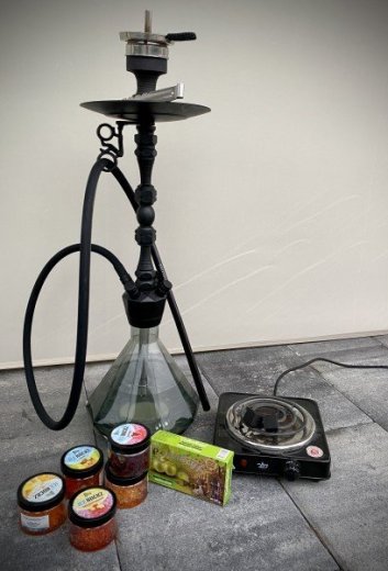 Luxusná shisha VF AMY Diamond L + ohrievač