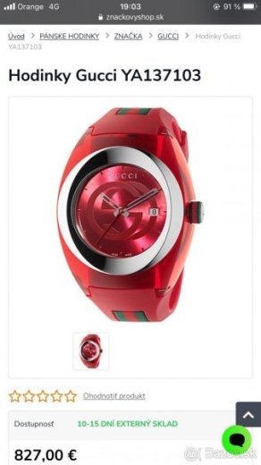 Hodinky Gucci