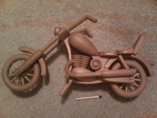 drevenna motorka