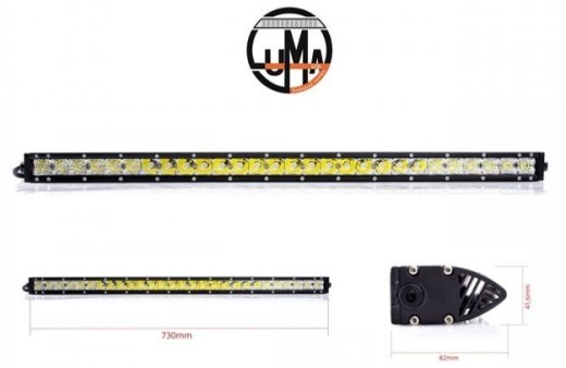 Jednoradová LED rampa 240W 73cm