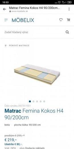 Matrace NOVÉ 90x200