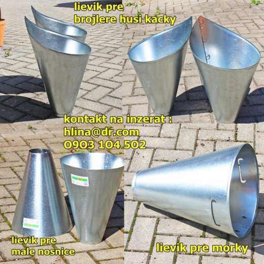 Lievik porazaci odkrvovaci pre hydina brojlere