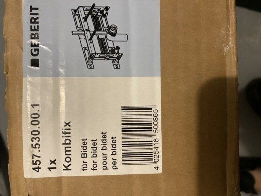 Geberit Kombifix Bidet