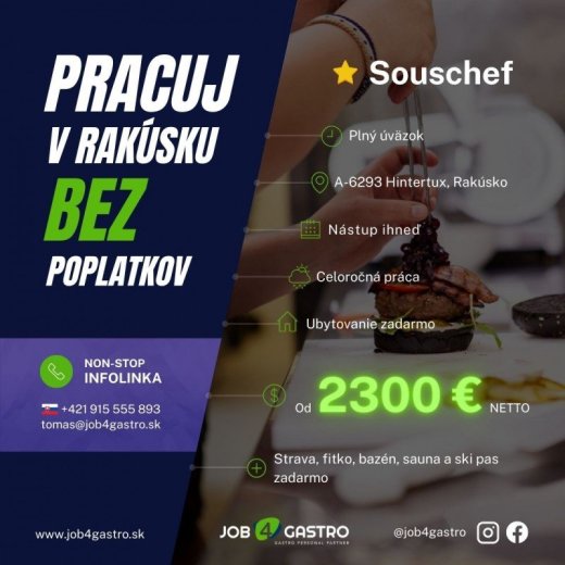 CELOROČKA: Kuchár SousChef