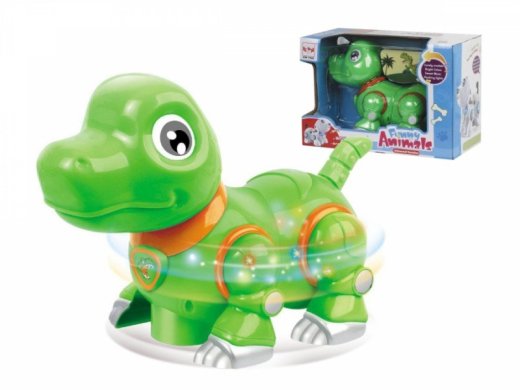 AKCIA Dinosaurus a psík na batérie. AKCIA