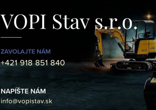 Zemné, výkopové a búracie práce