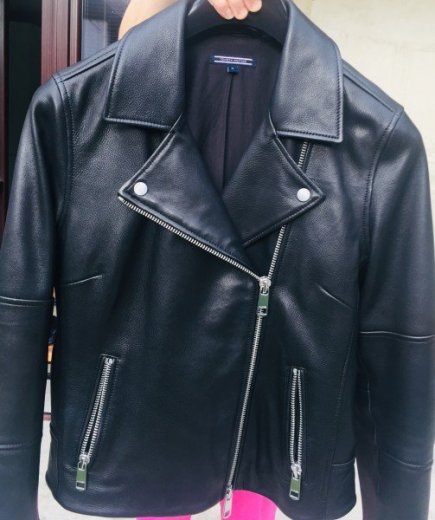 Dámska kožená bunda Hilfiger