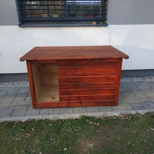 Predám novú psiu búdu pre stredne veľkých psov.