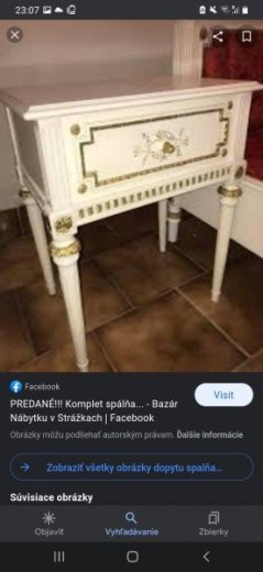 Predám spálňu ĽUDVIK XIV.