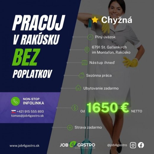 ZIMNÁ SEZÓNA: Chyžná