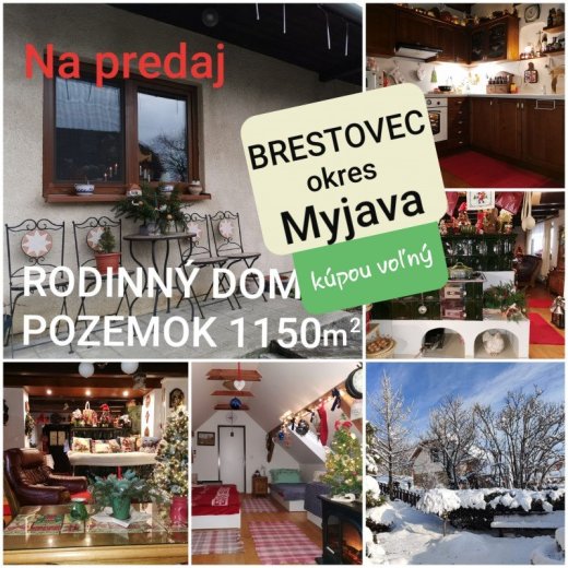 TRADIČNÝ MYJAVSKÝ KOPANIČIARSKY DOM a POZEMOK