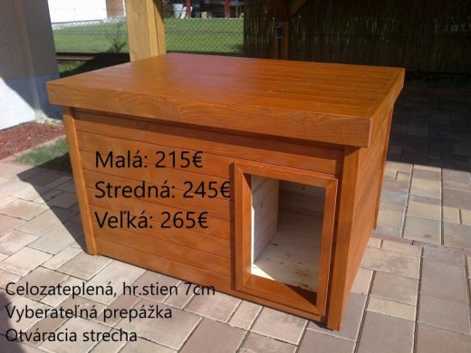 Psia búda, zateplená