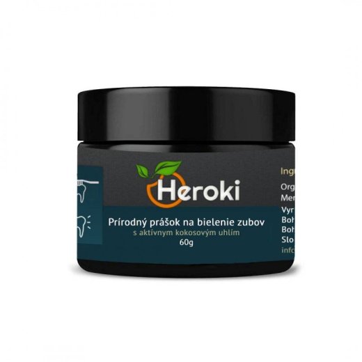 Prirodny prasok na bielenie zubov 60g