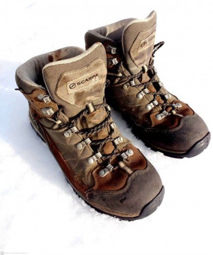 trekovky Scarpa + nakrčník Festool