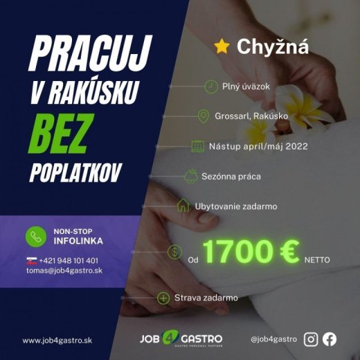 LETNÁ SEZÓNA: Chyžná na horský ranč