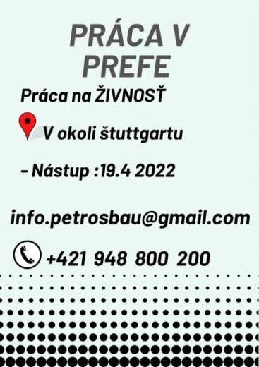 PRÁCA DO PREFI NEMECKO