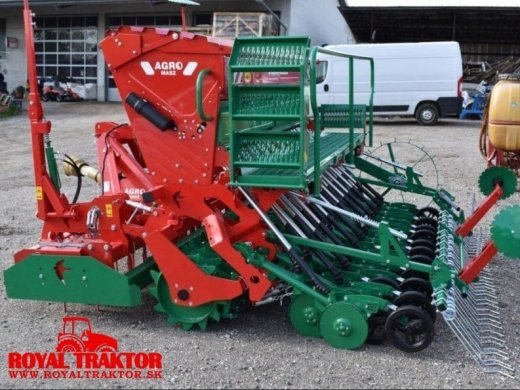 AGRO-MASZ SN300 sejačka + Rotačná Brána ANA30