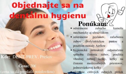 Objednajte sa na dentálnu hygienu