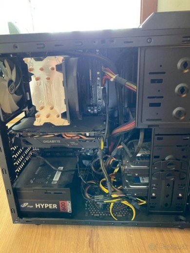 Herný počítač -i5-7600K,RX480 8G,16GB RAM,256 GB S