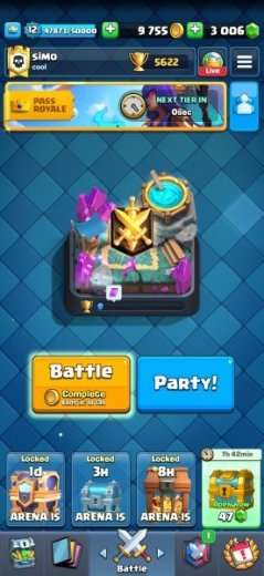 Najlepší účet clash royal