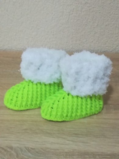 Háčkované papučky 72