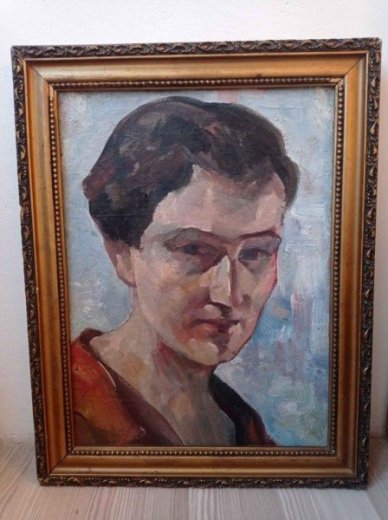 Luxusný starožitný portrét 50x40 cm