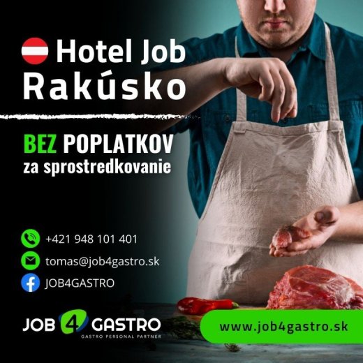 Prílohový kuchár – Entrementieur na krásny Hotel