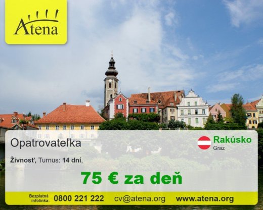 Opatrovatelka, opatrovatel, zdravotna asistentka
