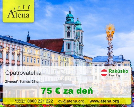 Opatrovatelka, opatrovatel, zdravotna asistentka