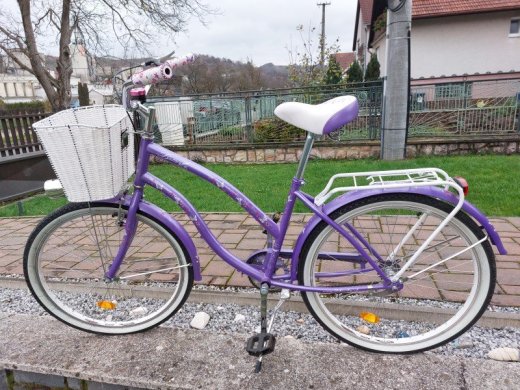 Dámsky retro bicykel