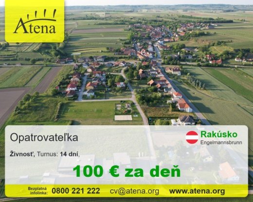 Opatrovatelka, opatrovatel, zdravotna asistentka