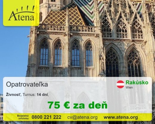 Opatrovatelka, opatrovatel, zdravotna asistentka