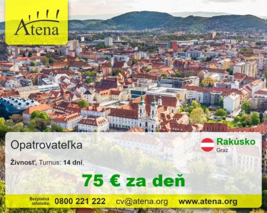 Opatrovatelka, opatrovatel, zdravotna asistentka