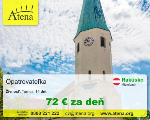 Opatrovatelka, opatrovatel, zdravotna asistentka