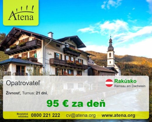 Opatrovatelka, opatrovatel, zdravotna asistentka