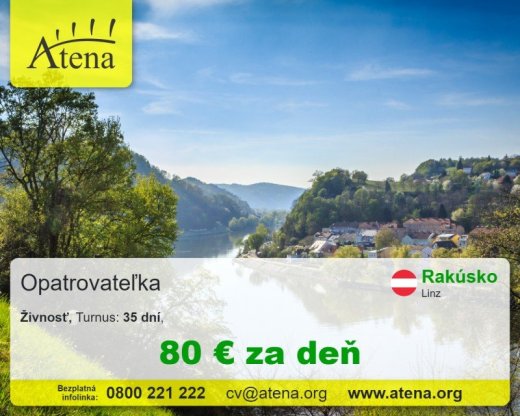 Opatrovatelka, opatrovatel, zdravotna asistentka