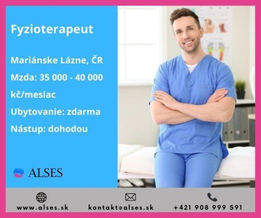 Fyzioterapeut s ubytovaním, Mariánské Lázně