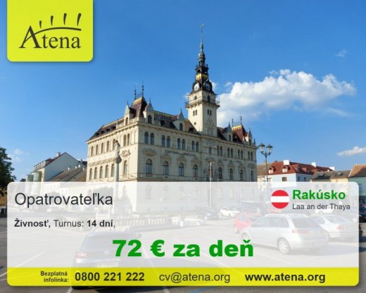 Opatrovatelka, opatrovatel, zdravotna asistentka