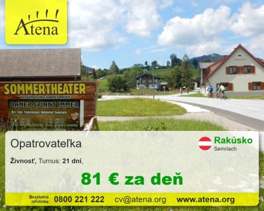Opatrovatelka, opatrovatel, zdravotna asistentka