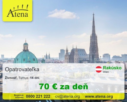 Opatrovatelka, opatrovatel, zdravotna asistentka