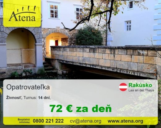 Opatrovatelka, opatrovatel, zdravotna asistentka