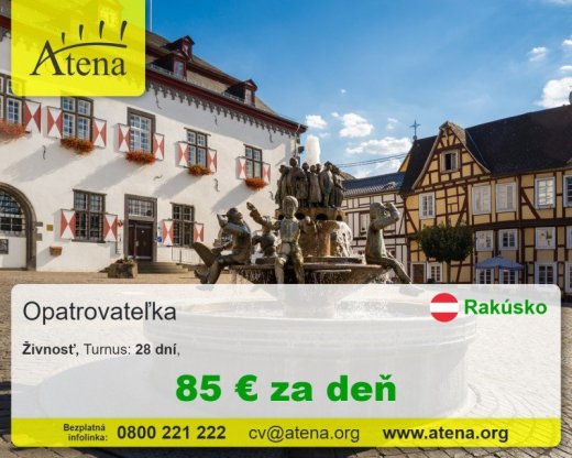 Opatrovatelka, opatrovatel, zdravotna asistentka