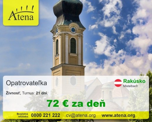 Opatrovatelka, opatrovatel, zdravotna asistentka