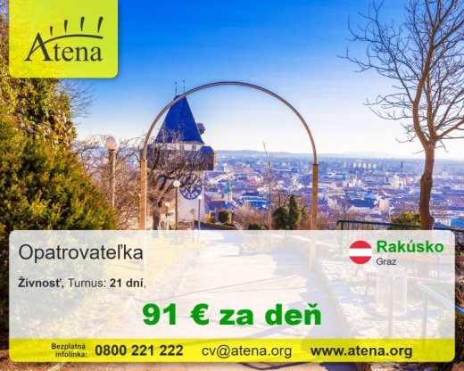 Opatrovatelka, opatrovatel, zdravotna asistentka