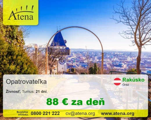 Opatrovatelka, opatrovatel, zdravotna asistentka